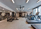 Thumbnail 64 of 140 - Fitness center with equipment at Matador Apartments, Texas, 78745