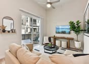Thumbnail 7 of 44 - a modern spacious living room overlooking the courtyard at Bridge at Windsor Park