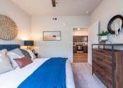 Thumbnail 11 of 65 - Bedroom of a spacious luxury apartment at Bridge at Paloma 78754 Northeast Austin
