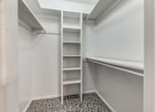Thumbnail 23 of 50 - A white ladder in a small, empty room.