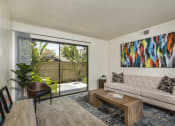 Thumbnail 9 of 17 - living room with sliding doors