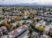 Thumbnail 35 of 37 - an aerial view of a city with houses and trees