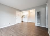 Thumbnail 30 of 37 - Junior 1 bedroom living room with plank wood floors