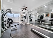 Thumbnail 6 of 14 - Gym with tredmill