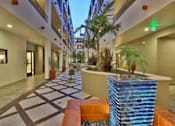 Thumbnail 44 of 49 - Main Hallway at Oasis at Lake Encino Apartments, Encino, California