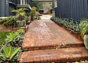 Thumbnail 2 of 3 - Brick stairs and walkway