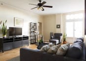 Thumbnail 12 of 35 - living room with ceiling fan