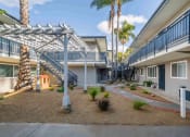 Thumbnail 3 of 4 - our apartments offer a courtyard for residents