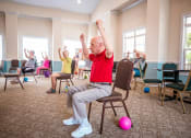 Thumbnail 5 of 59 - Exercising at The Dorchester & Manor, Pineville