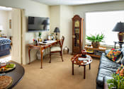 Thumbnail 4 of 16 - Living room at The Carillon, Greensboro, NC