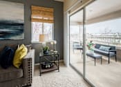 Thumbnail 6 of 17 - Sliding doors to patio at Bridgwater, Greenwood Village, Colorado