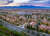 Thumbnail 3 of 62 - aerial shot of capriana apartments and chino hill neighborhood at Capriana at Chino Hills, Chino Hills, California