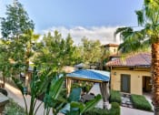 Thumbnail 49 of 62 - lush landscaping with outdoor pavilion at Capriana at Chino Hills, Chino Hills