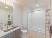 Thumbnail 54 of 127 - Primary Bathroom at Casa Estilo Apartments, Chula Vista, 91910