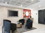 Thumbnail 29 of 39 - clubroom with seating and tv at Vera Cortez Hill, San Diego, California
