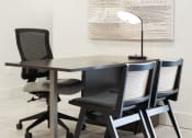 Thumbnail 39 of 39 - Leasing area with table and chairs at Vera Cortez Hill, San Diego, California