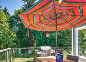 Thumbnail 17 of 73 - Outdoor patio seating at Lakemont Orchard, Issaquah Washington  