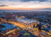 Thumbnail 2 of 75 - an aerial view of the city of Marina Del Rey at sunset