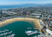 Thumbnail 55 of 75 - Aerial view of the city of Marina Del Rey