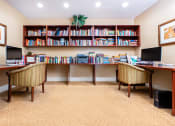 Thumbnail 9 of 75 - Computer room with book shelf