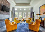 Thumbnail 13 of 98 - Clubroom with lounge seating and TV