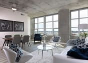 Thumbnail 19 of 29 - couch at Aqua Via Apartments, Oakland, California