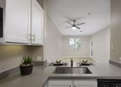 Thumbnail 8 of 25 - a kitchen with a sink and a ceiling fan at 55+ Remington at Ladera Ranch, Ladera Ranch, 92694