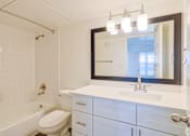 Thumbnail 11 of 29 - Bathroom with sink, toilet and bathtub