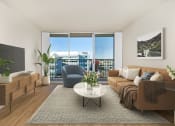 Thumbnail 63 of 86 - seaport furnished living room at Avenue Two Apartments, California