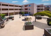 Thumbnail 37 of 50 - a view of the courtyard of an apartment building from above