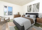 Thumbnail 32 of 77 - a bedroom with a large bed and a window