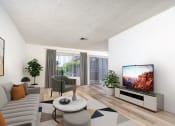 Thumbnail 3 of 77 - furnished living room
