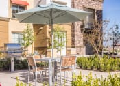 Thumbnail 14 of 62 - outdoor seating with bbq grills at Capriana at Chino Hills, California, 91709