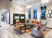 Thumbnail 47 of 62 - leasing lobby at Capriana at Chino Hills, Chino Hills, CA, 91709
