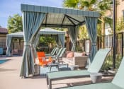 Thumbnail 7 of 62 - bungalows and lounge chairs at Capriana at Chino Hills, California