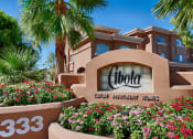 Thumbnail 1 of 18 - Apartments for Rent in Scottsdale - Cibola - Front Entrance Sign to Cibola Luxury Apartment Homes