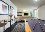Thumbnail 19 of 86 - avenue two clubhouse with pool table at Avenue Two Apartments, Redwood City  , CA