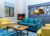Thumbnail 14 of 52 - Lounge Area With Fireplace at Dobson 2222, Chandler
