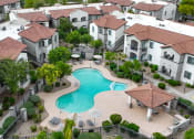 Thumbnail 4 of 52 - Aerial view of a swimming pool at Dobson 2222, Chandler, 85286