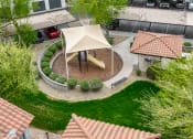 Thumbnail 29 of 52 - Aerial view of a playground in the yard of a house at Dobson 2222, Chandler, AZ, Arizona