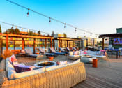 Thumbnail 8 of 33 - rooftop lounge with firepit