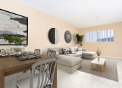 Thumbnail 13 of 36 - Living And Dining Area at 55+ FountainGlen Goldenwest Senior Apartments, Westminster, CA