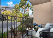 Thumbnail 5 of 36 - Large Patio at 55+ FountainGlen Goldenwest Senior Apartments, Westminster, CA, 92683