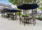 Thumbnail 23 of 36 - Cabana courtyard seating at 55+ FountainGlen Goldenwest, Westminster, CA