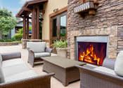 Thumbnail 27 of 28 - Fireside Chat Area at 55+ FountainGlen Jacaranda, Fullerton, CA