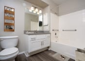 Thumbnail 7 of 27 - Bathroom with tub at 55+ FountainGlen Laguna Niguel