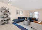 Thumbnail 3 of 23 - Apartment living room at FountainGlen Pasadena
