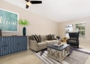 Thumbnail 2 of 22 - Apartment living room at 55+ FountainGlen Seacliff, Huntington Beach, CA