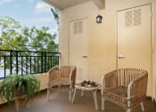 Thumbnail 6 of 22 - Apartment patio at 55+ FountainGlen Seacliff, Huntington Beach, CA
