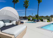 Thumbnail 14 of 34 - poolside daybed at 55+ FountainGlen Valencia, California, 91354